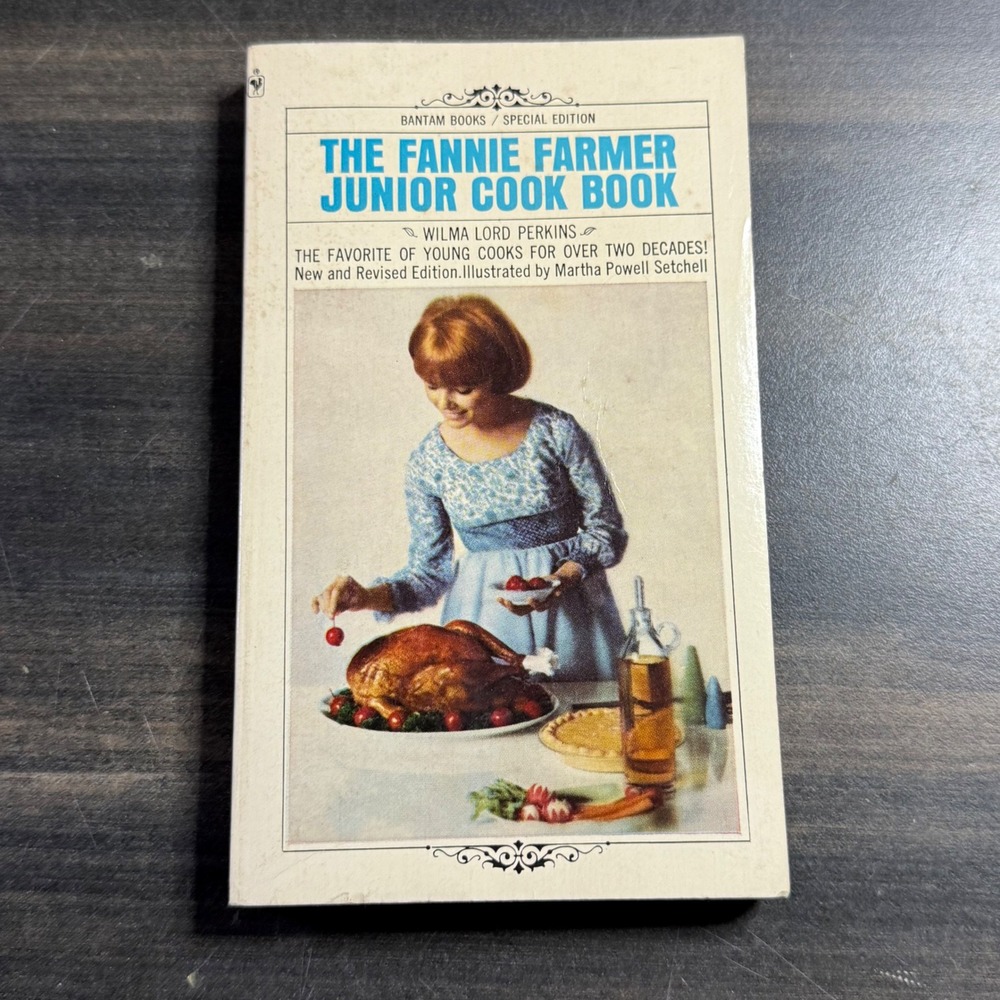 Fannie‎ Farmer Junior Cookbook Vintage Recipes Illustrated Cooking
